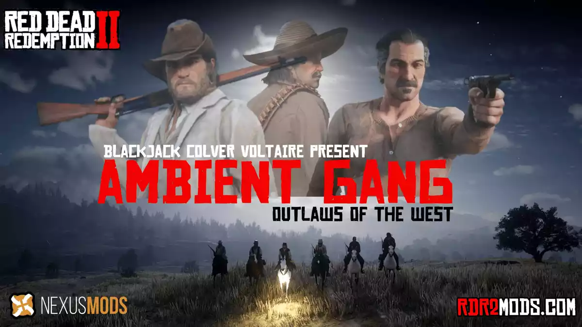 Ambient Gang RDR Gang Addon Mod Red Dead Redemption 2