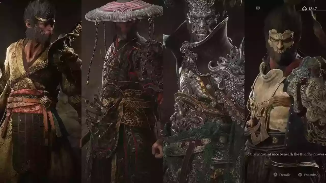 Black Myth Wukong Melhores Armaduras do jogo