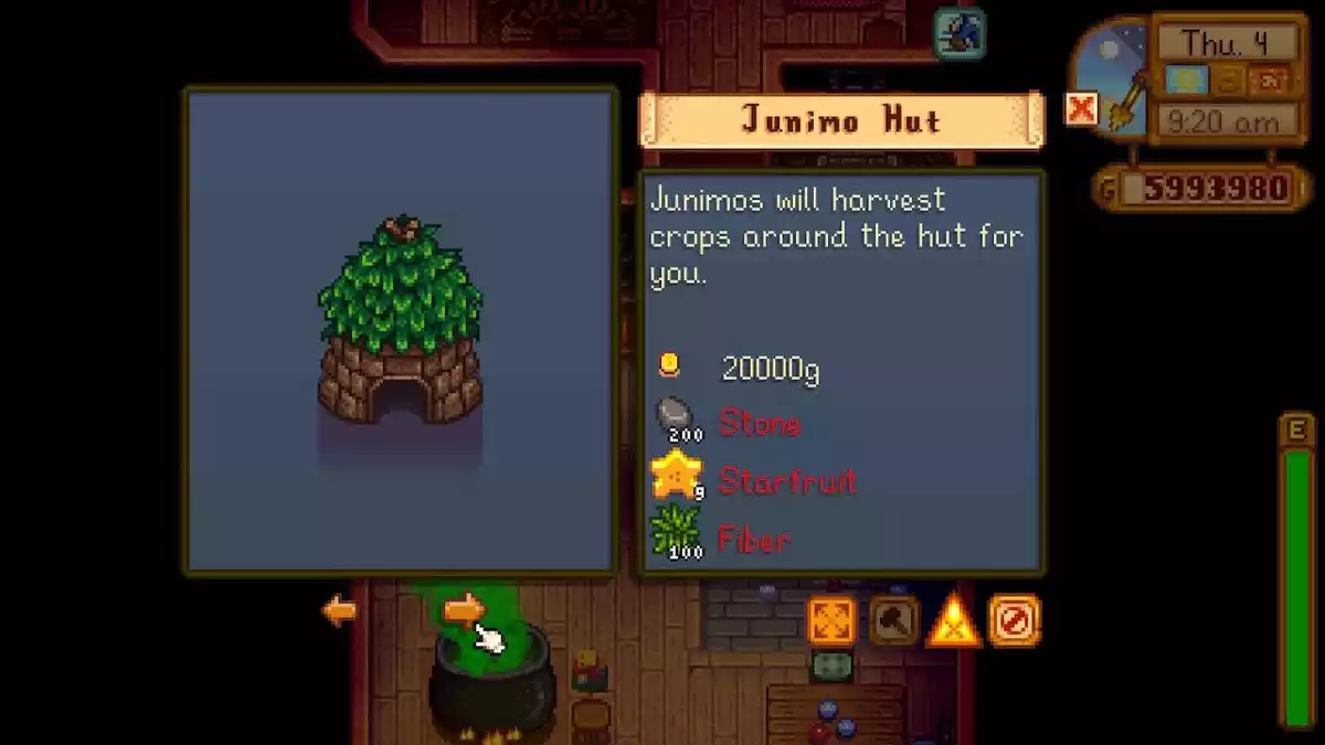 Cabanas Junimo Stardew Valley