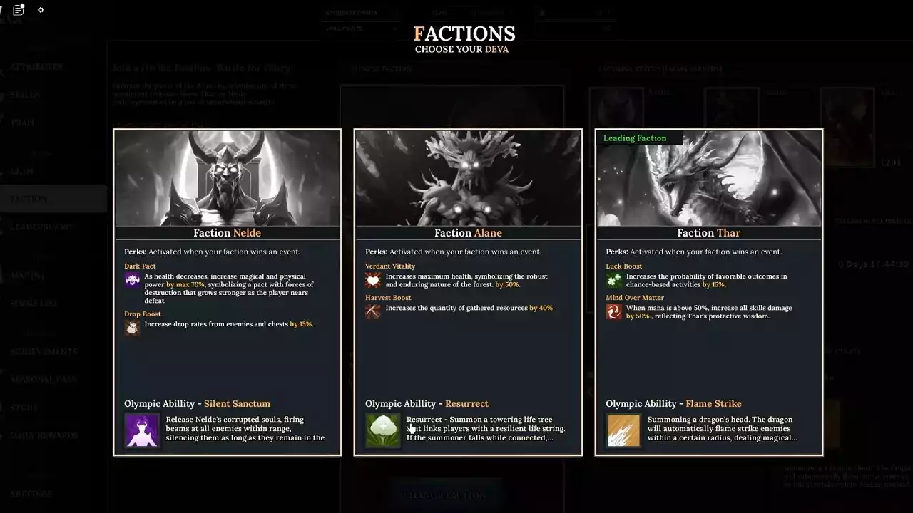 Devas of Creation Qual a melhor Facção