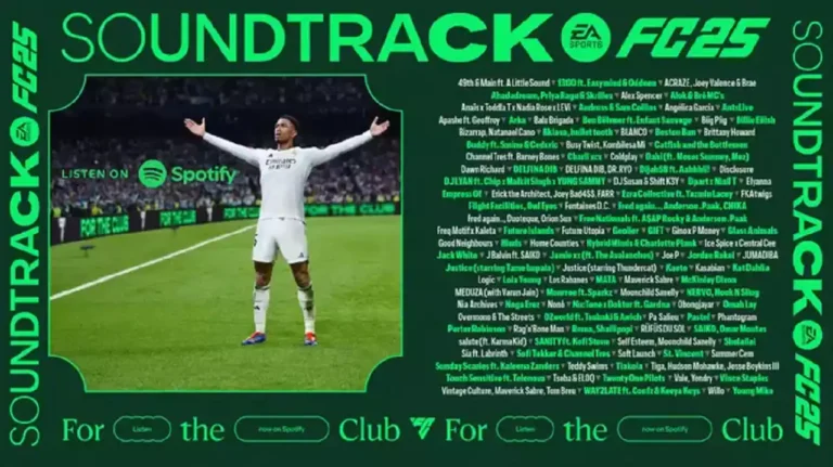 EA Sports FC 25 Lista Completa de Músicas do jogo