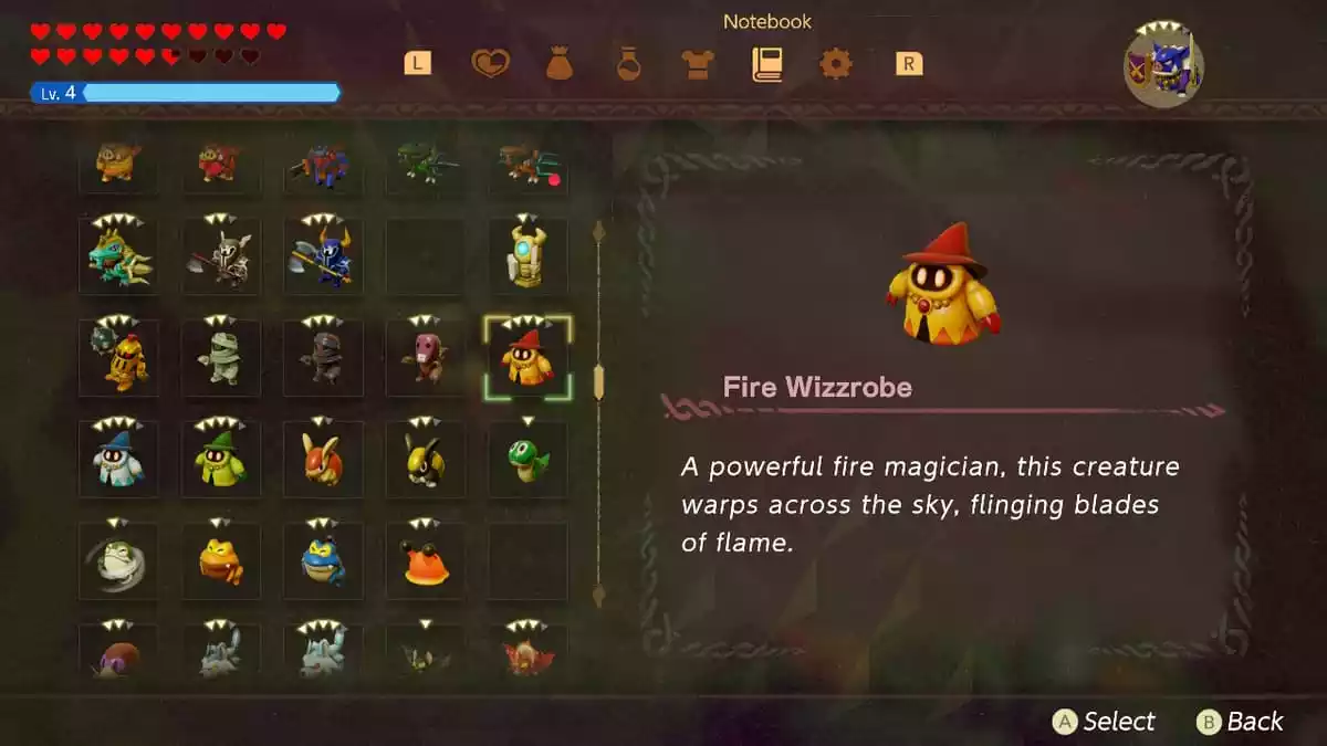 Fire Wizzrobe Zelda Echoes of Wisdom