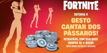 Fortnite Como conseguir o Gesto Cantar dos Pássaros