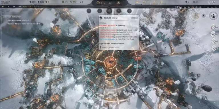 Frostpunk 2 Como diminuir a Miséria