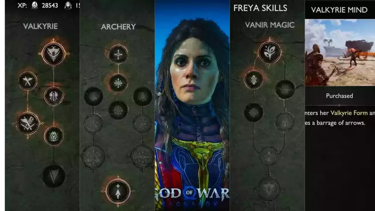 God Of War Ragnarok Melhores Habilidades da Freya