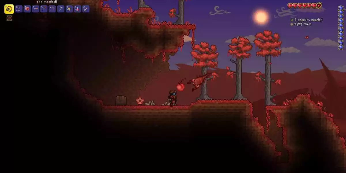 Nearby Crimson Seed Terraria