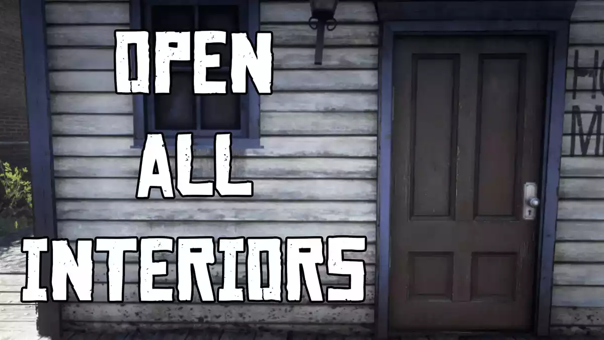 Open All Interiors Mod Red Dead Redemption 2