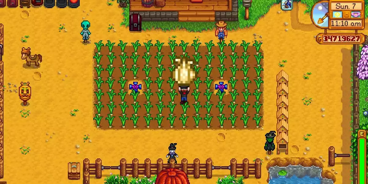 Plantação Alho Stardew Valley