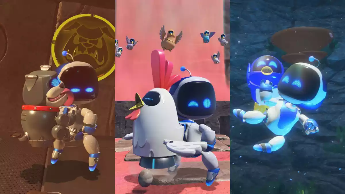 Poderes de Foguete habilidades Astro Bot