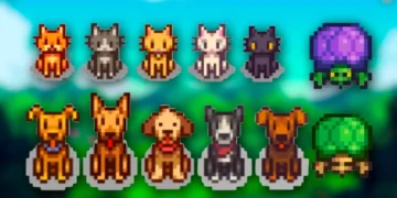 Stardew Valley Como ganhar presentes Animais de Estimação Pets