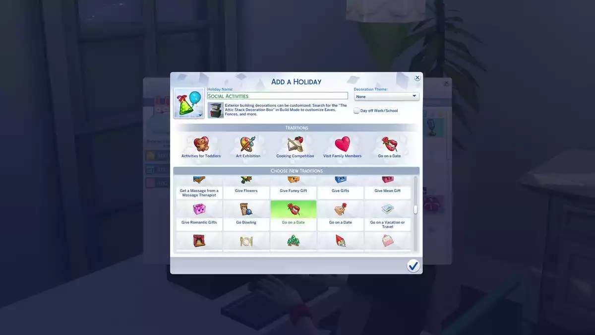 The Sims 4 Mod Social Activities