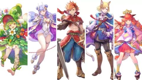 Visions of Mana Melhores Personagens do jogo