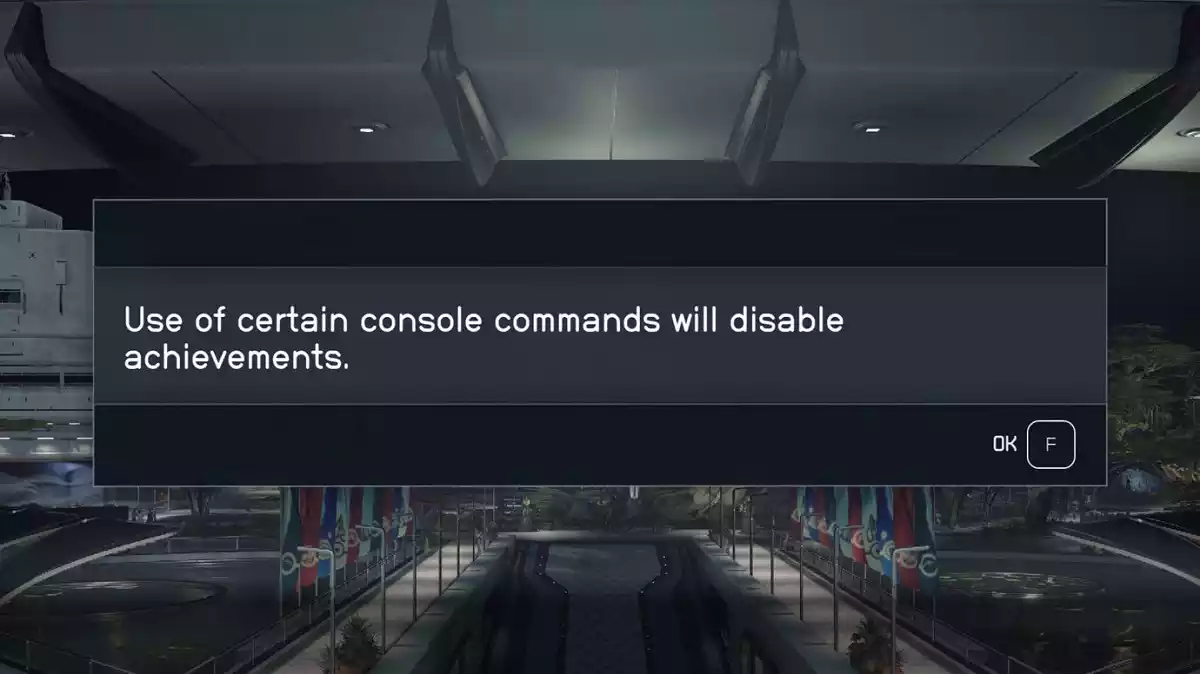 starfield console commands disable achievements