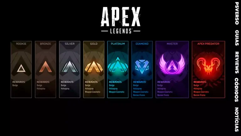 Apex Legends guia completo classificações