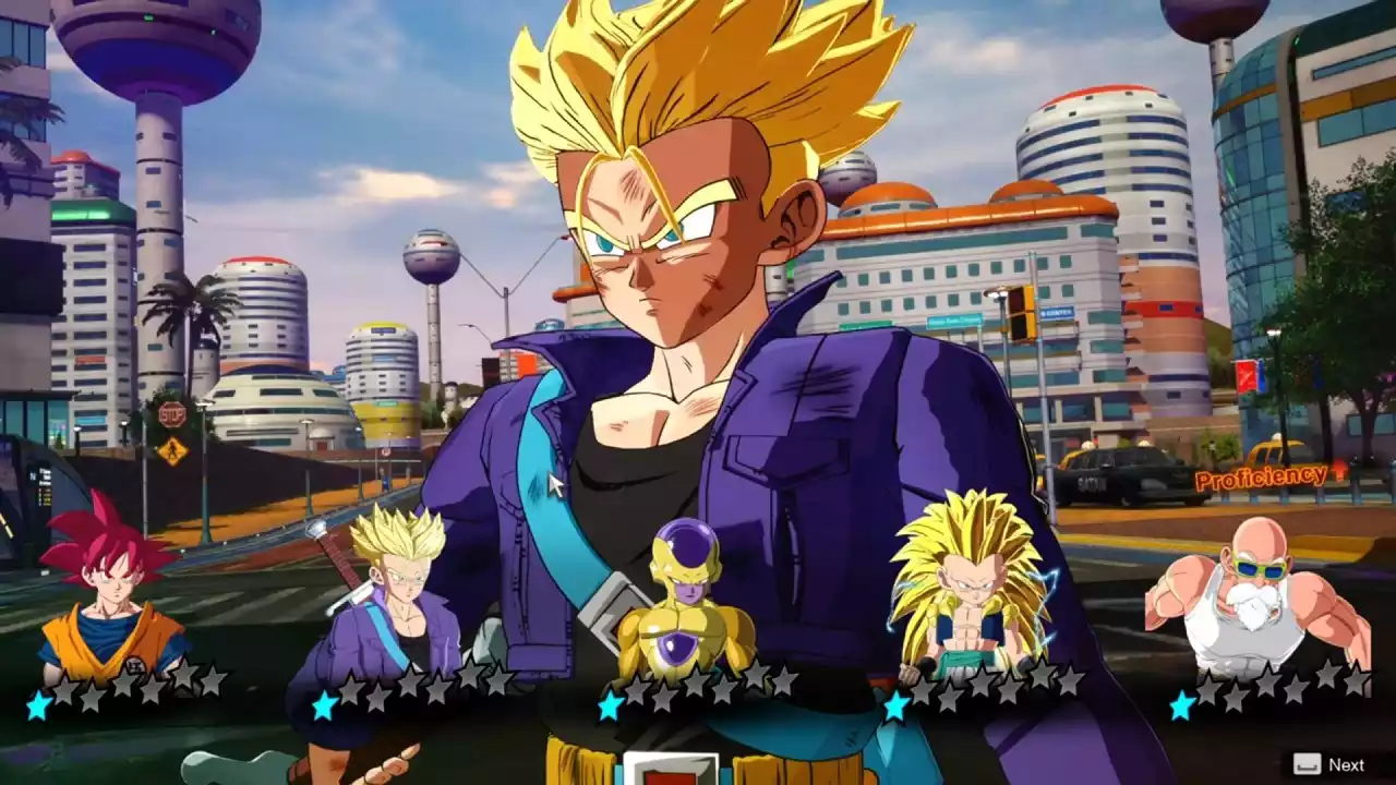 Dragon Ball Sparking Zero Como aumentar a Proficiência do personagem mais rápido