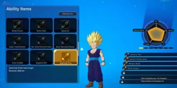 Dragon Ball Sparking Zero Todos os Itens de Habilidade e seus Efeitos