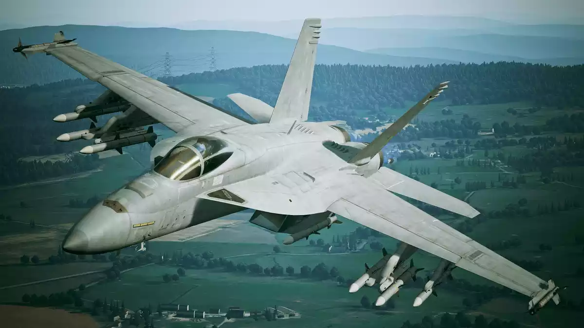 FA 18F Super Hornet Aeronaves Ace Combat 7