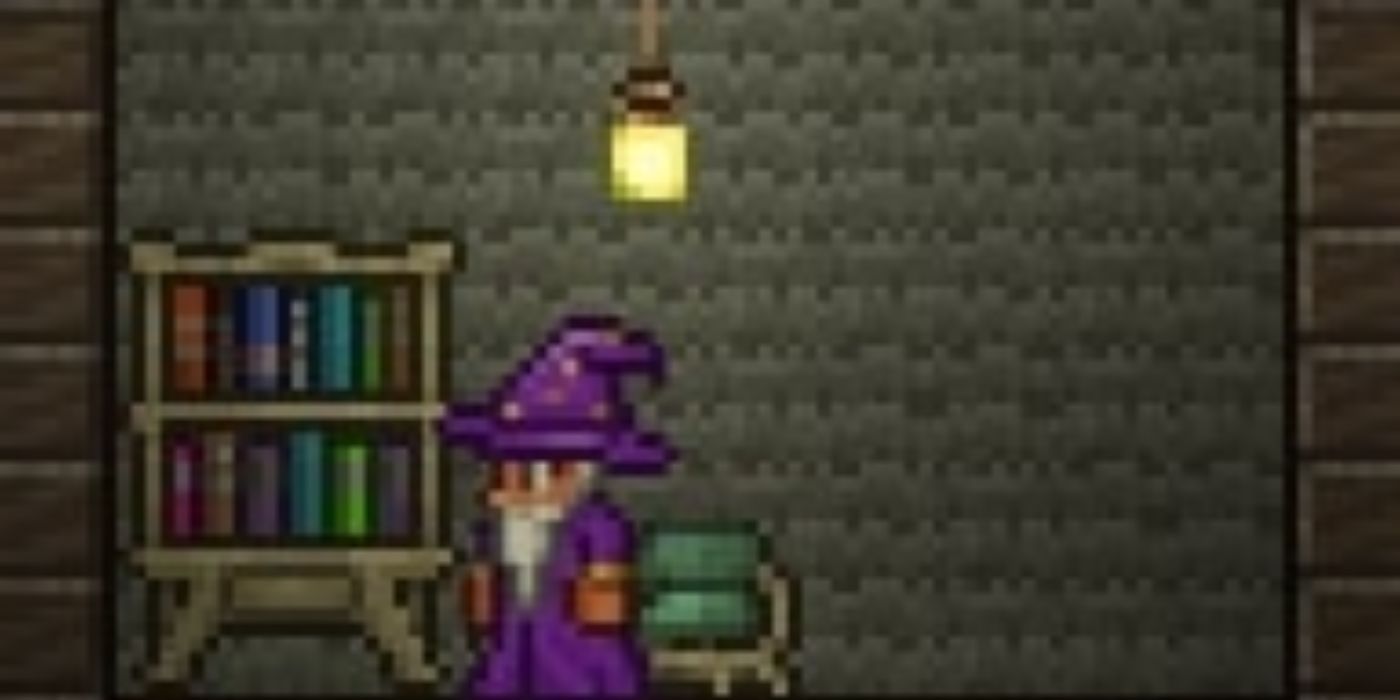 Feiticeiro Como encontrarr npc terraria