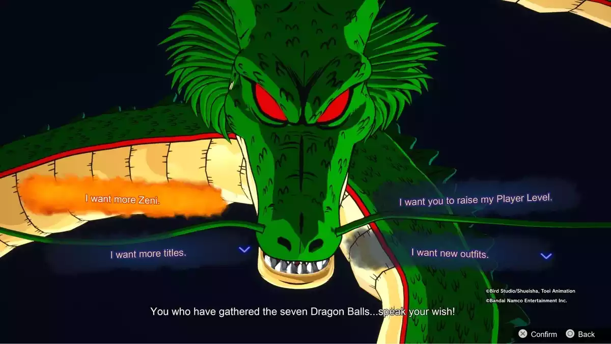 Invocando Shenlong Dragon Ball Sparking Zero