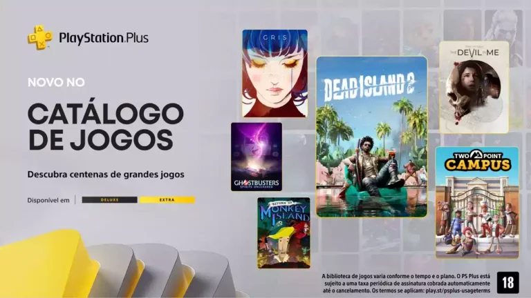 PS Plus Extra e Deluxe Confira o Catálogo de Jogos de Outubro de 2024