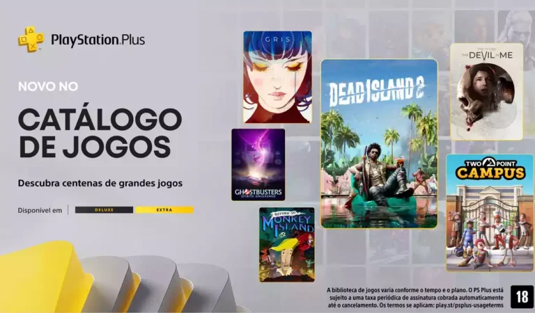 PS Plus Extra e Deluxe Confira o Catálogo de Jogos de Outubro de 2024