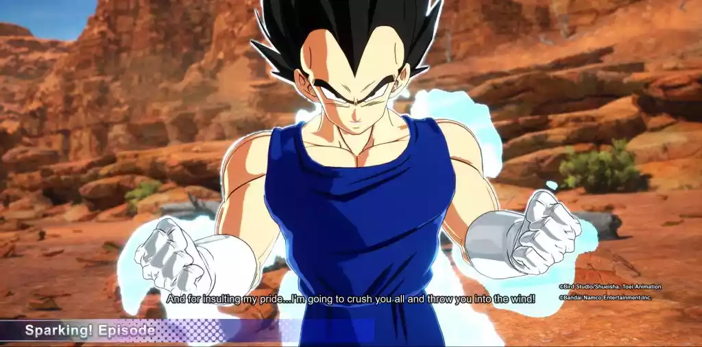 Vegeta no Majin Sparking Zero