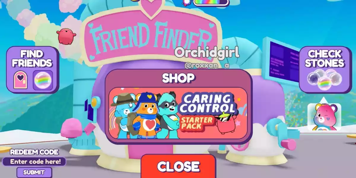 como resgatar Códigos Care Bears Caring Quest