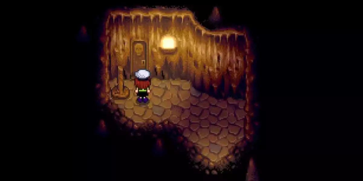 A Caverna da Caveira Stardew Valley