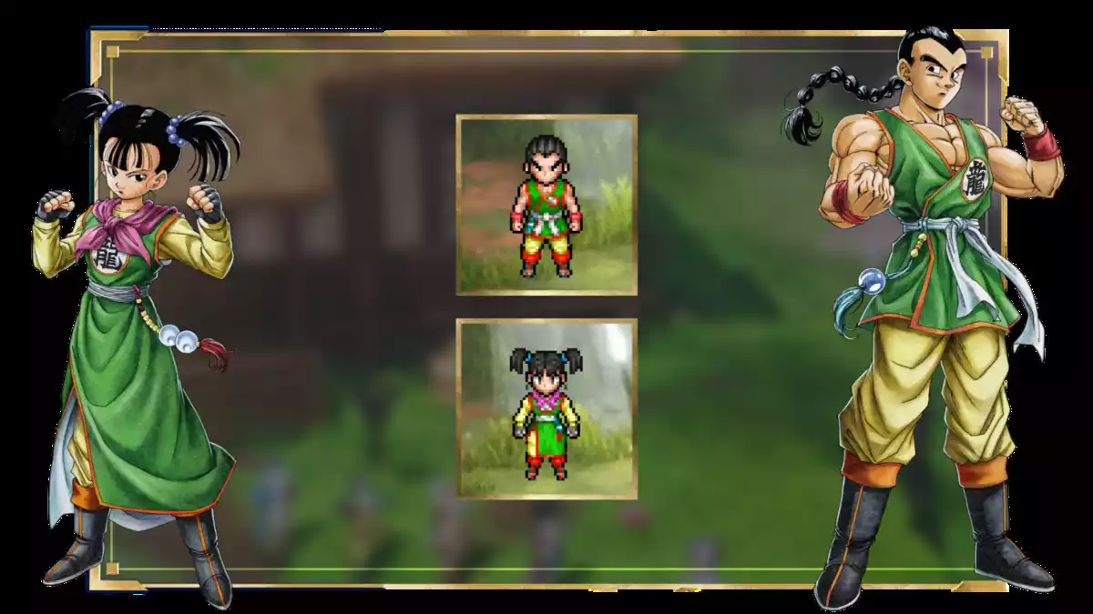 Martial Artist Dragon Quest III HD 2D Remake