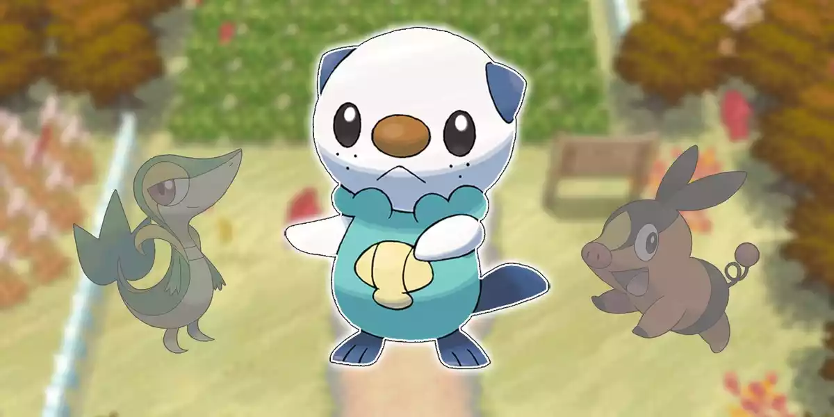 Pokémon Geração Cinco Oshawott Tepig Snivy