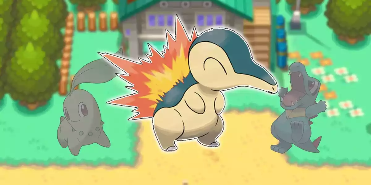 Pokémon Geração Dois Cyndaquil Chikorita Totodile