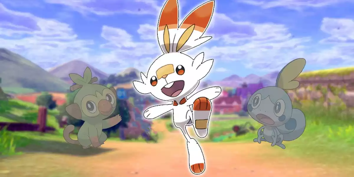 Pokémon Geração Oitava Grookey Sobble Scorbunny