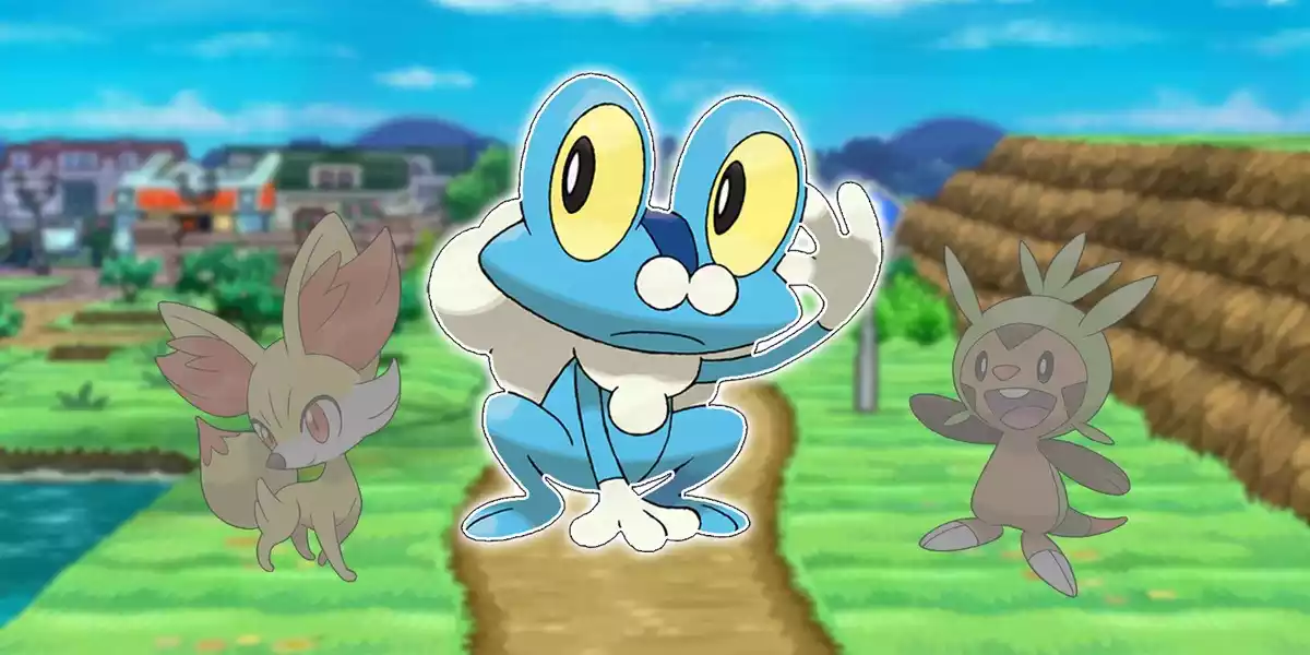 Pokémon Geração Seis Froakie Chespin Fennekin