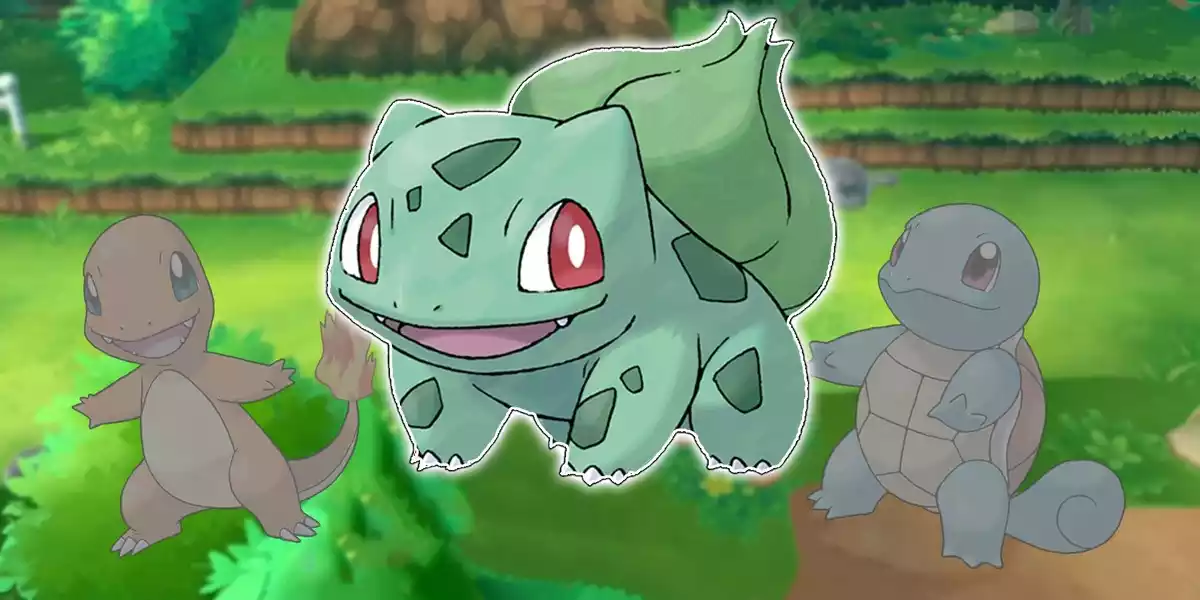 Pokémon Geração Um Charmander Bulbasaur Squirtle