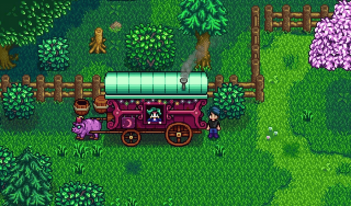 Stardew Valley carrinho de viagem dicas