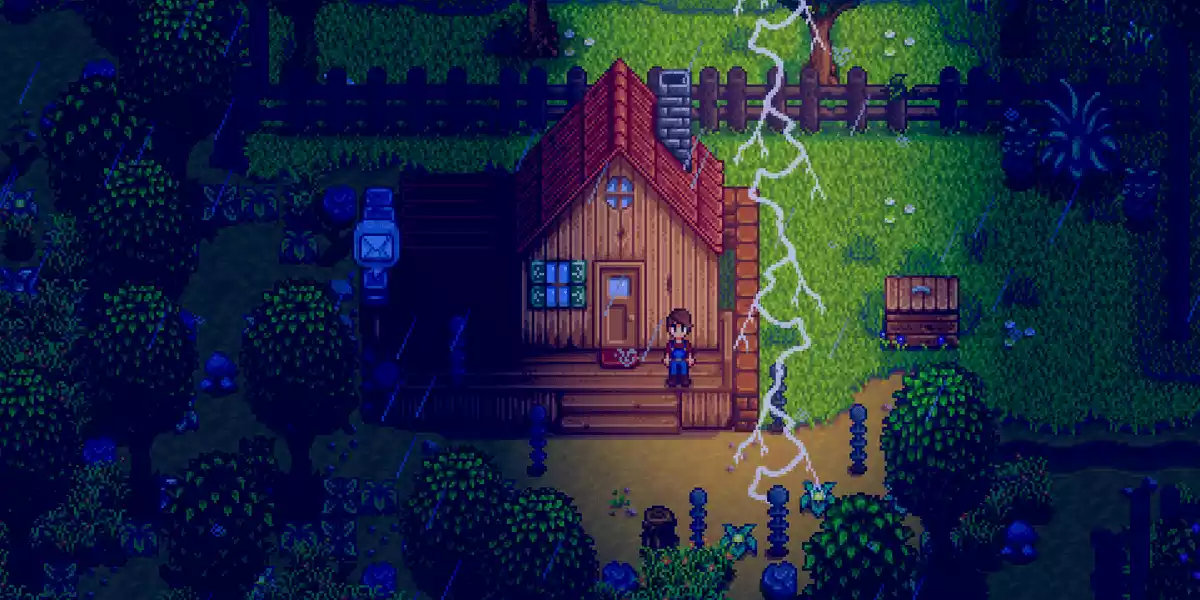 Tempestade Clima Stardew Valley