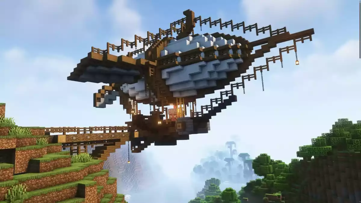 steampunk airship