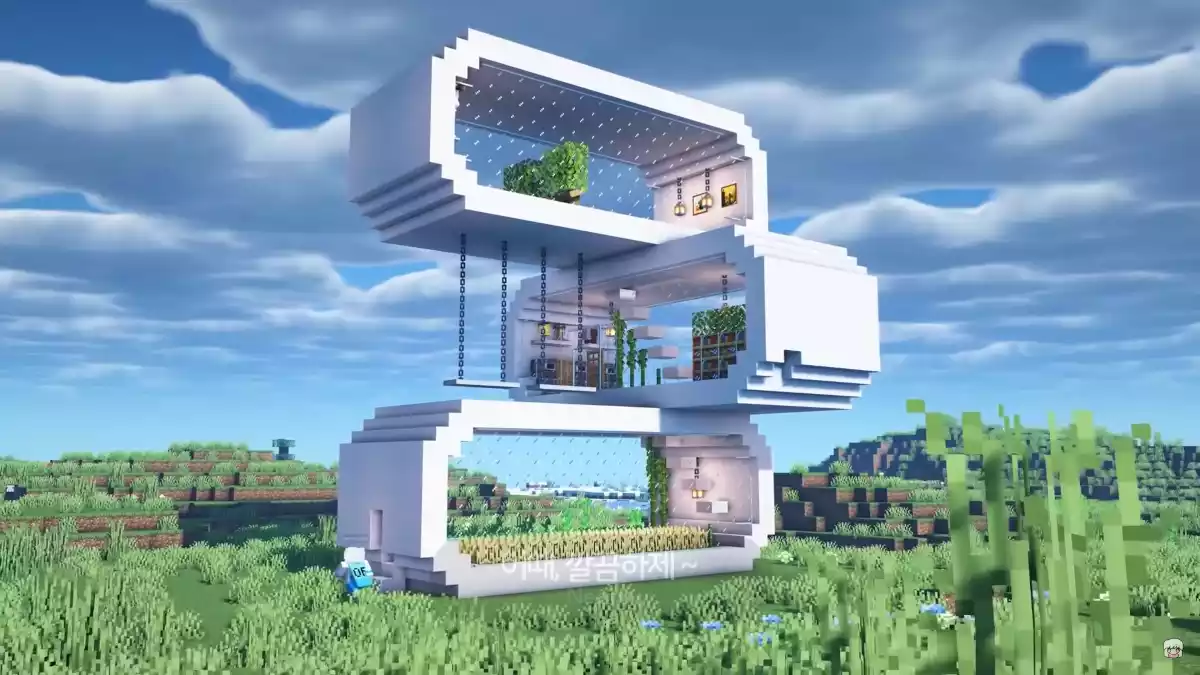 three story modern container house