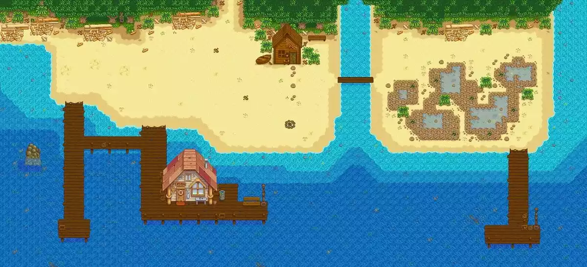 A Praia Stardew Valley