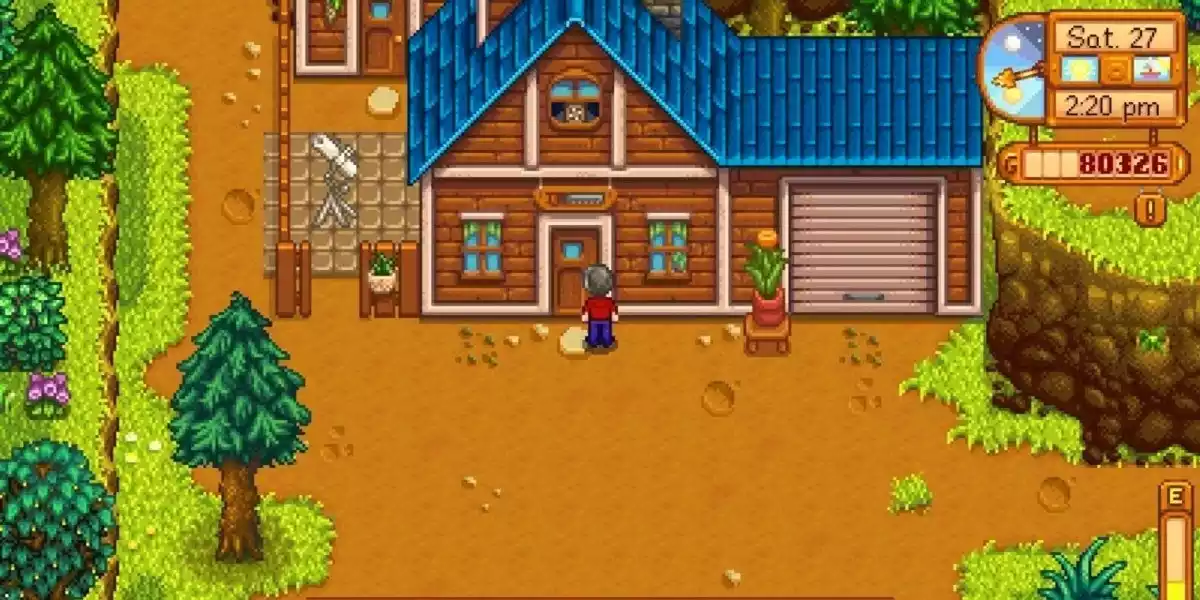 Compre madeira no primeiro ano Stardew Valley