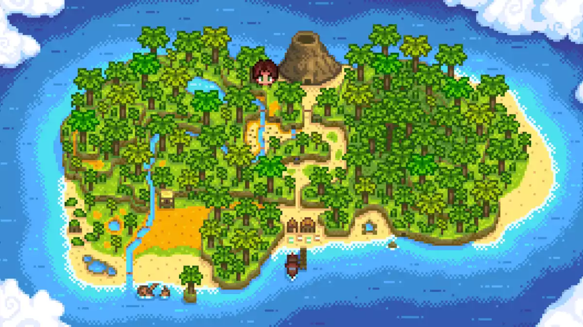 Ilha Gengibre Stardew Valley