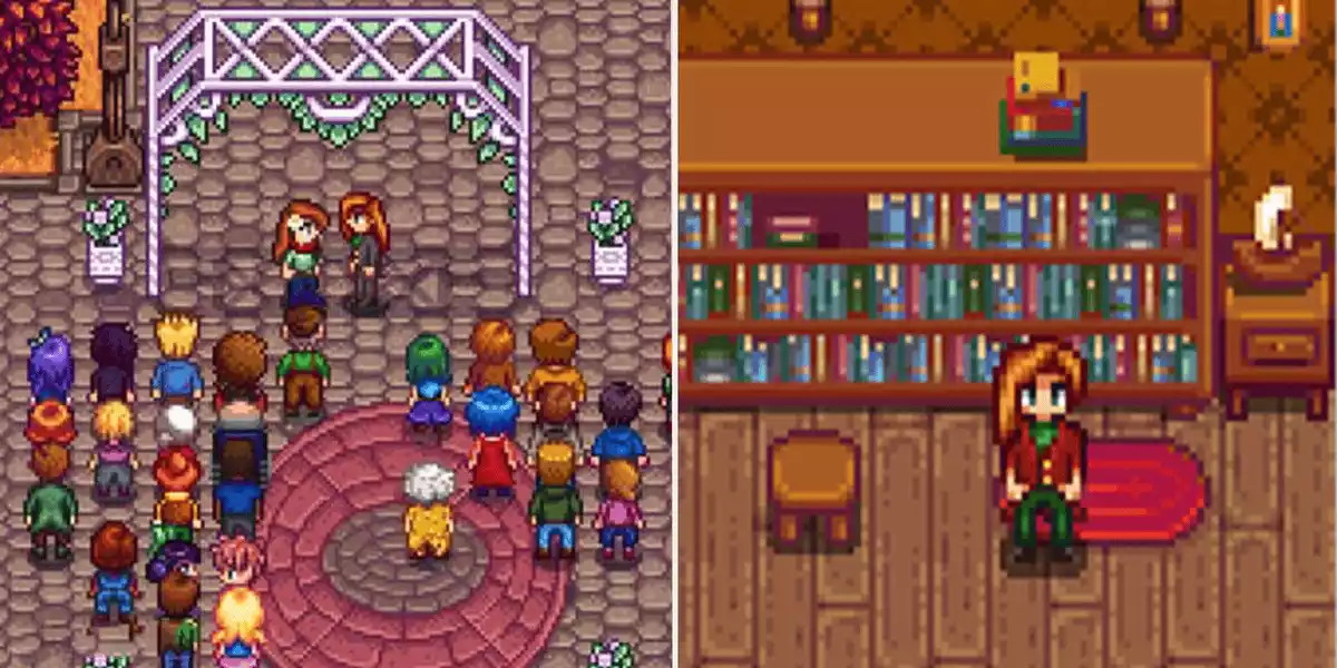 Stardew Valley Elliott wedding left spouse room right2