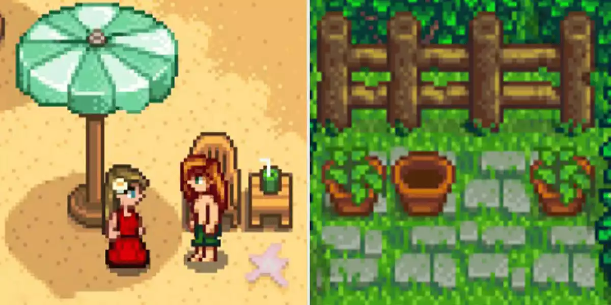 Stardew Valley Elliotts unique outdoor space right on the beach left2