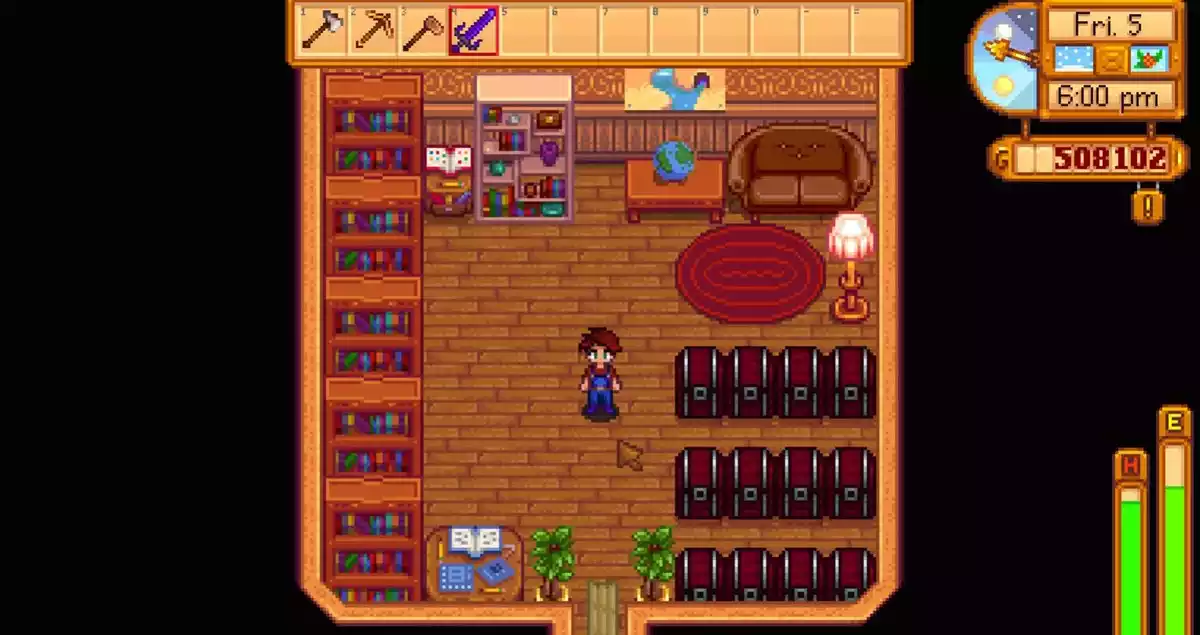 Stardew Valley Shed Storage