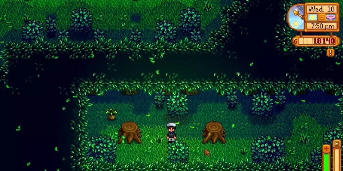 Stardew Valley Stumps in the Secret Woods4