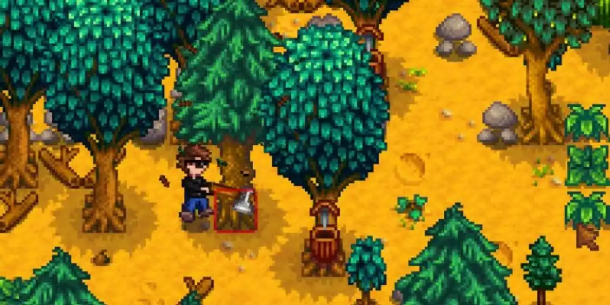 Stardew Valley Tapper On Pine Tree