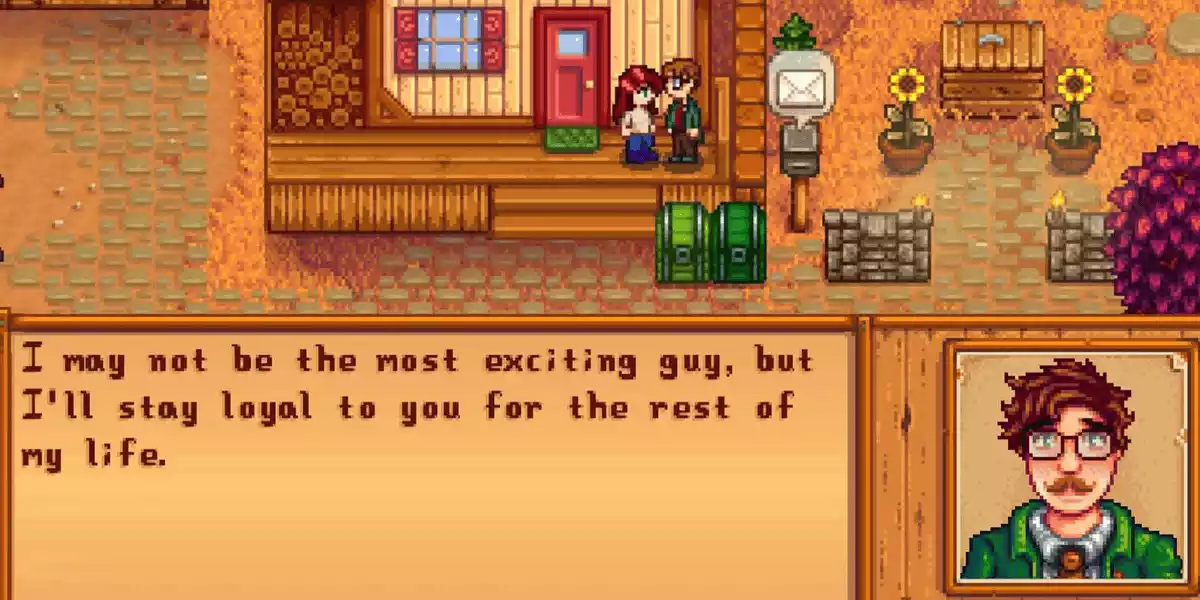 Stardew Valley talking to Harvey2