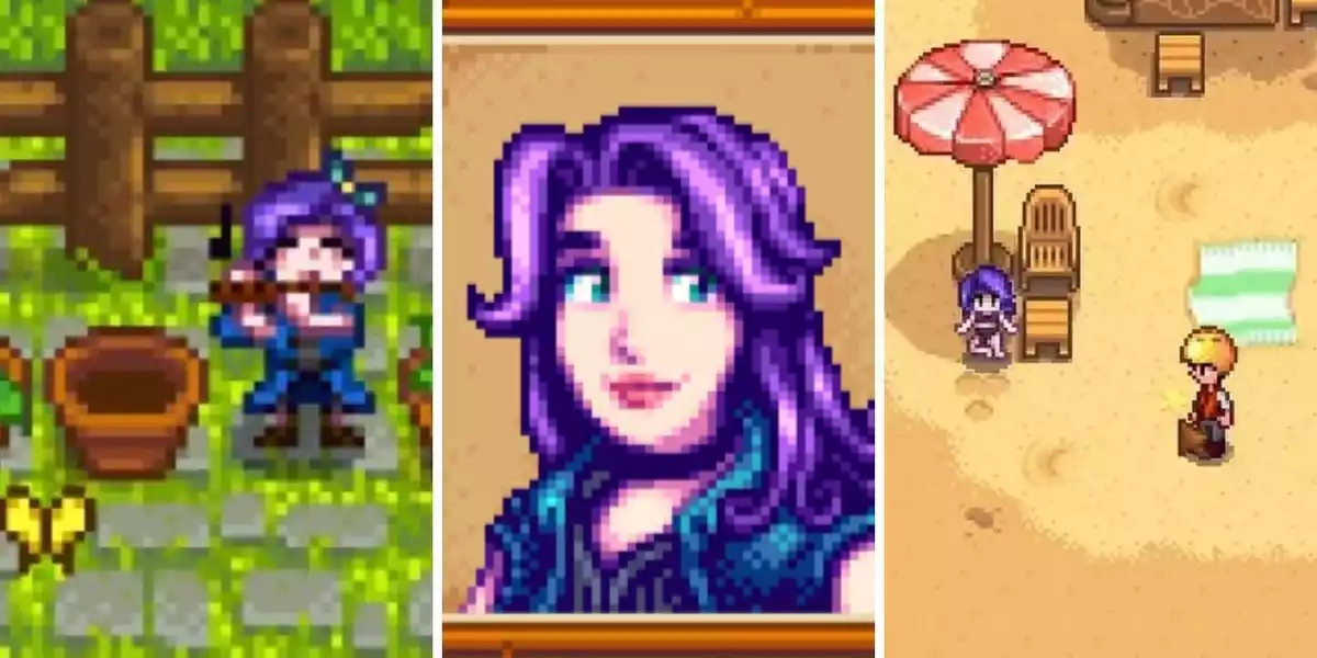 Stardew Valley 10 Weird Details You Never Knew About Abigail Split Feature Image