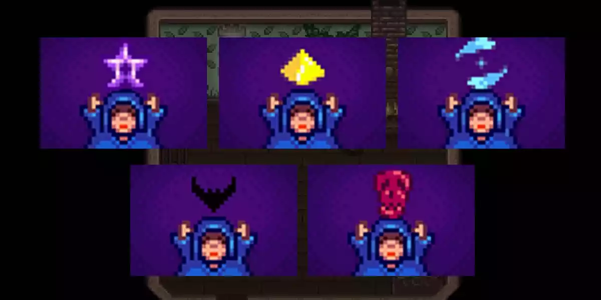 The Fortune Teller luck details in Stardew Valley