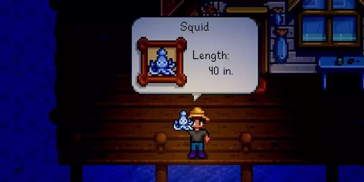 stardew fishing for a squid